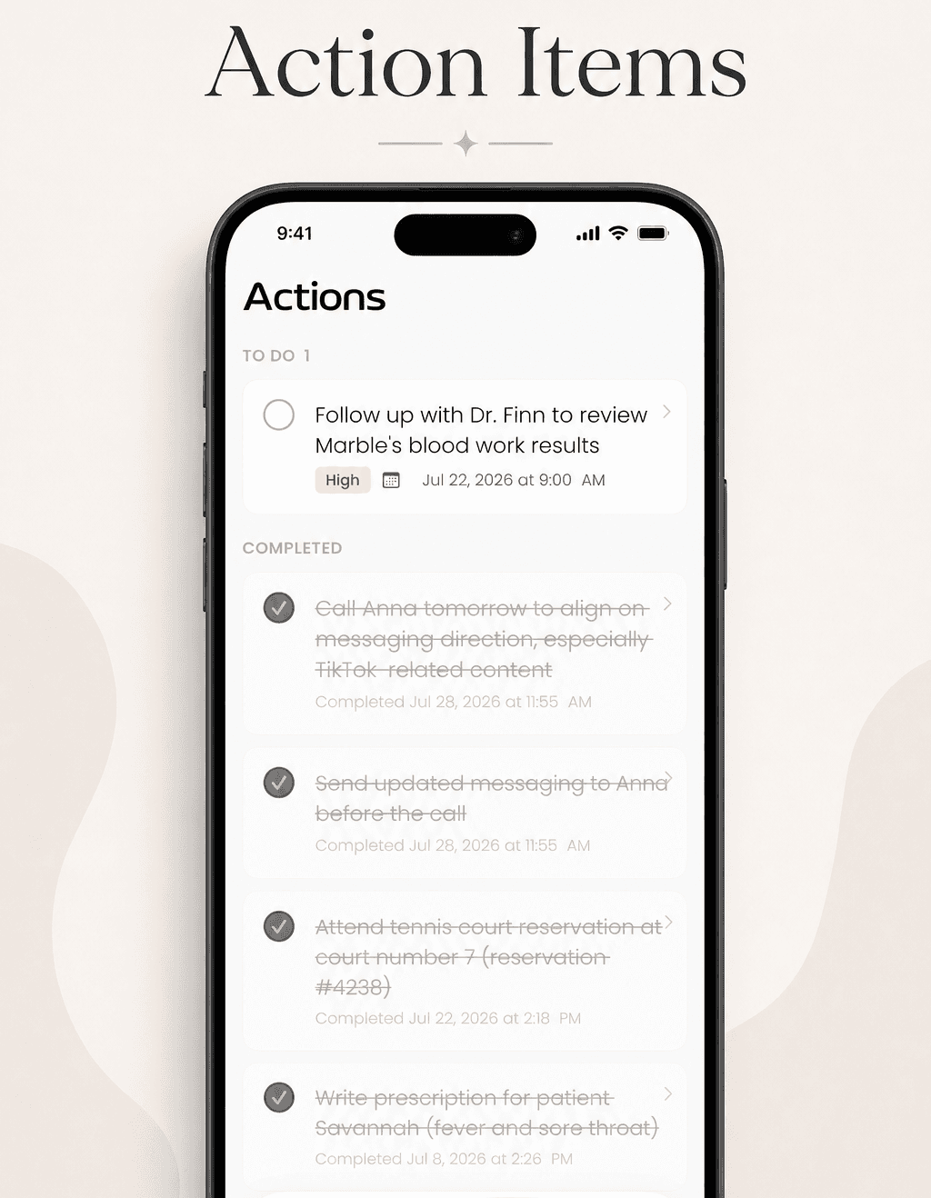 Ruune app action items turning conversations into tasks